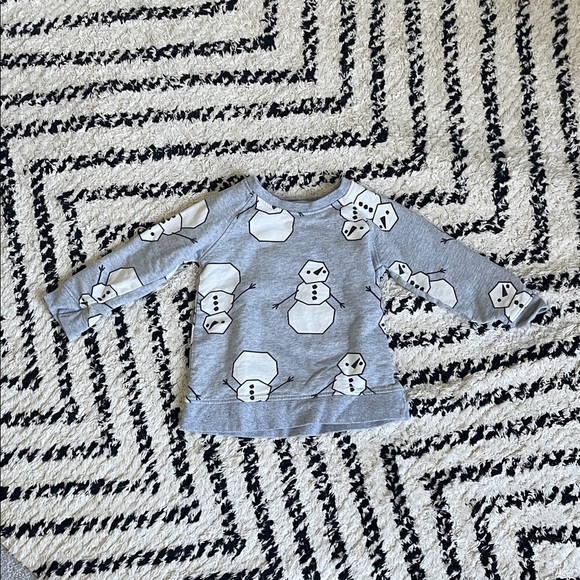 monica + andy Other - Monica and Andy Gray Snowman Kids Shirt